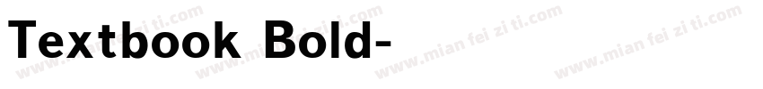 Textbook Bold字体转换